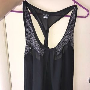 Sheer black tank